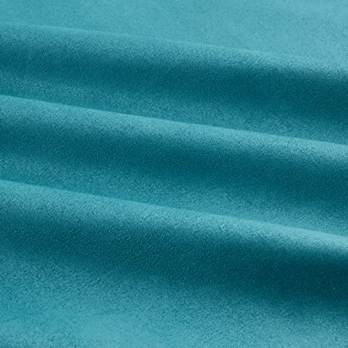Vintage Suede Teal, Fabric by the Yard