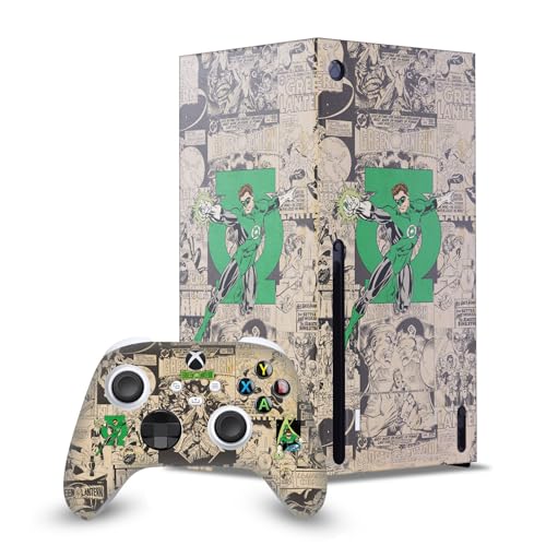 Green Lantern Skin Xbox Series X Autocollant Console et Skin Manette DC Comics