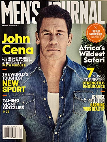 MEN'S JOURNAL MAGAZINE - MAY /JUNE 2020 - JOHN CENA
