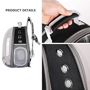 Cat-Backpack-CarrierExpandable-Bubble-Backpack-for-Carrying-Cats-and-PuppiesAirline-Approved-Pet-Travel-Carrier-Designed-for-Travel-Hiking-Walking-Outdoor-UseBlack - Cucciolini Doodles   Cat-Backpack-CarrierExpandable-Bubble-Backpack-for-Carrying-Cats-and-PuppiesAirline-Approved-Pet-Travel-Carrier-Designed-for-Travel-Hiking-Walking-Outdoor-UseBlack
