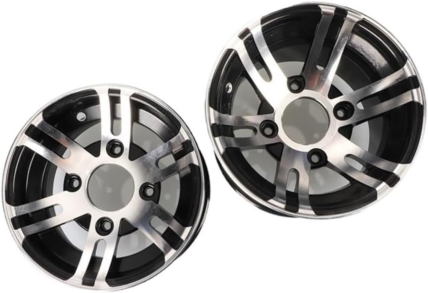 1pcs 10 inch Rims Aluminum Alloy Wheels Fit For ATV Go Kart Four-wheel Motorcycle UTV Quad Dirt Bike 10-inch Tires Accessories(1pc front wheel)