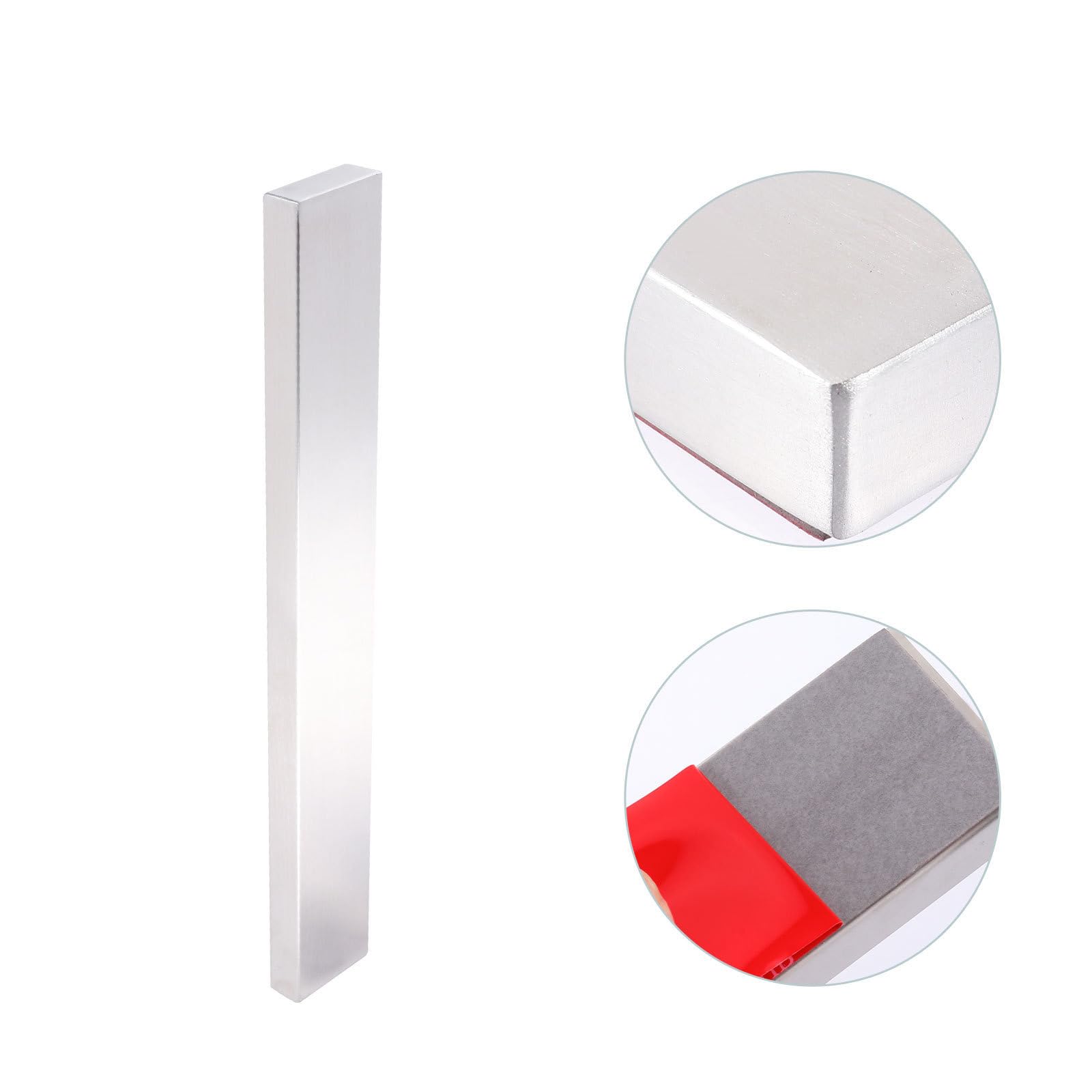 Portacuchillos Magnético de Pared Plata para Cocina, Barra