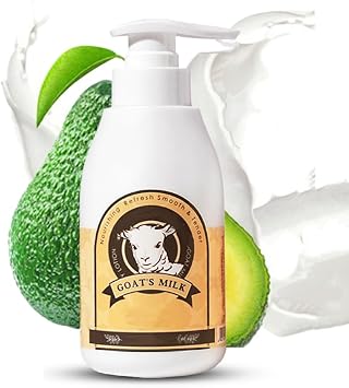 Goat Milk Lotion 300ml/10oz, Goats Milk Face, Hand & Body Lotion, Hydrating Cream, Gentle Skincare for Soft & Smooth Feel, Hydrating Skincare Cream For Dry Skin, Lightweight, Non-Greasy, Cruelty-Free