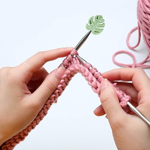 Miniatura 3 de 20 protectores de punto de aguja de tejer de punto, bonitos protectores de puntos de cactus para tejer, tapones de punto para agujas de tejer,