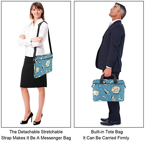 Bandolera de astronauta azul impermeable y cómoda con compartimentos 4