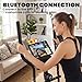 SPORTNOW Elliptical Cross Trainer for Home, Quiet Magnetic Elliptical Machine with Bluetooth, App Compatible, 8-Level Adjustable Resistance, LCD Monitor & Pulse Sensor, Wheels, 120KG Load Capacity