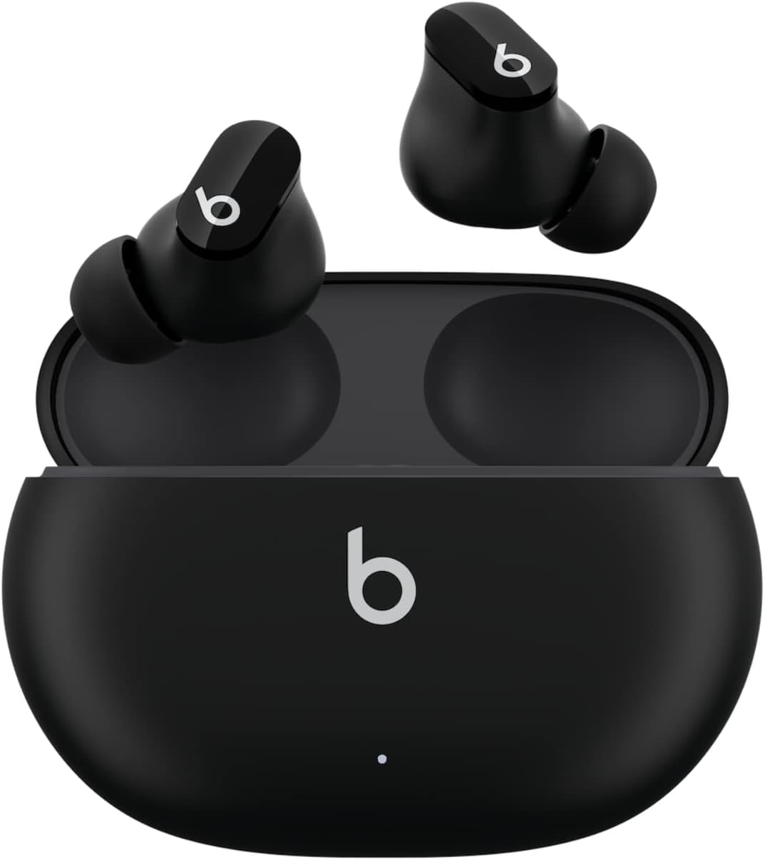 Studio Buds - Wireless Bluetooth Noise Cancelling Earbuds - Up to 8H Battery Life, Up to 24H w Charging Case, IPX4 Rating, Sweat Resistant, Apple & Android Compatible, Built-in Mic - Black