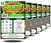6 Pack - Authentic Looking 4x6 Inch - Pregnancy Announcement Lottery Scratch-Off Tickets for Pregnancy Reveal