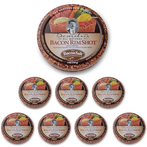 Demitri's Bacon RimShot Spiced Rim Salt - Bacon Flavored Salt Rimmer