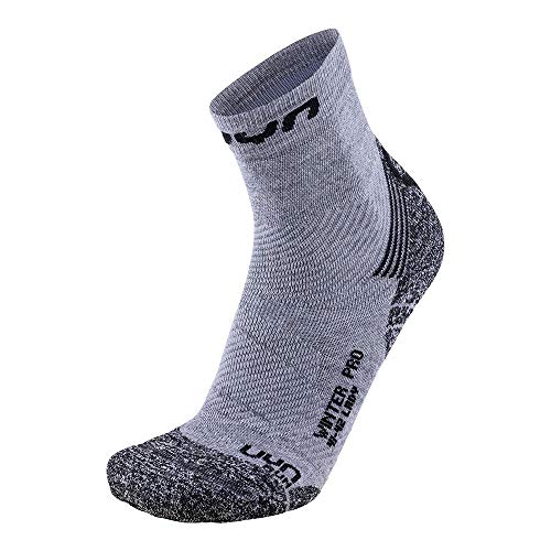 Preisvergleich Produktbild UYN Damen Winter Pro Run Socke, Grey / Black, 41 / 42