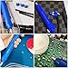 ITROLLE 4PCS 13 Inch Sucking Vacuum Desoldering Pump Solder Sucker Remover Hand Tool Remover Solder Sucker Hand Tool Soldering Iron Desoldering Pump Removal Device Vacuum, Blue