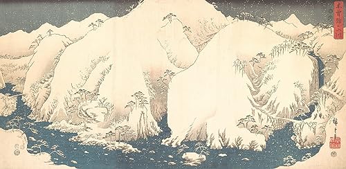 Art Abstrait Toile Hiroshige pour Raviver un Mur de Salon Vide