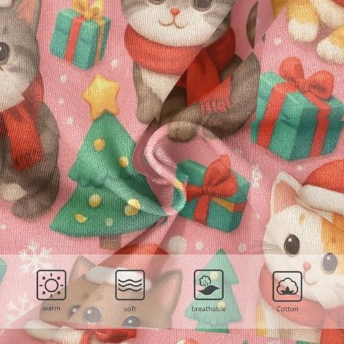 Joisal Cute Cats Santa Scarves Girls Underwear Toddler 2t Cotton Little Girl Panties Designer Kids Briefs Undies3