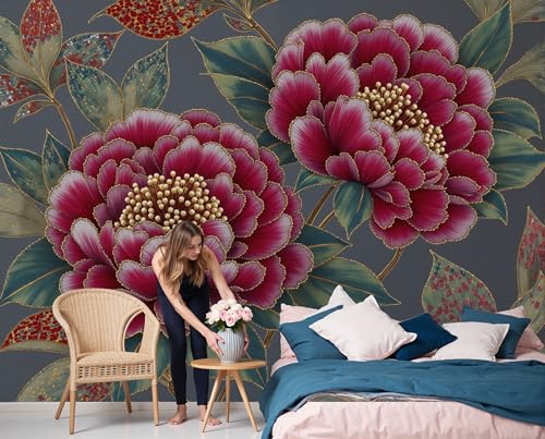Papier Peint Mural 3D Intissé pour Masquer les Murs 350x256 - 4