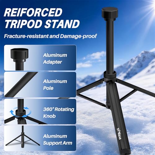 Image of for Starlink Mini Tripod Mount, All Aluminum Starlink Mini Mount