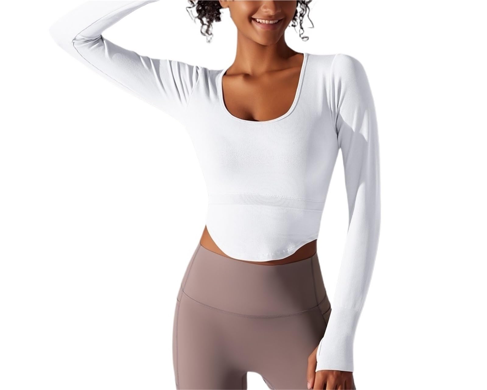 Tinta unita Nylon Yoga T-Shir Palestra Push Up Antiurto Ad Alta Intensità Pilates Vestiti Donne Quick Dry Traspirante Allenamento Abbigliamento