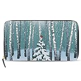 Mehrere Fächer: 12 Kreditkartenfächer, 1 Münzfach mit Reißverschluss, 3 Geldfächer. Sie haben genug Platz, um all Ihre Wertsachen wie Ihr Telefon, Geld, Kreditkarten und was auch immer Sie mitnehmen möchten. Sie ist stabil und lässt sich einfach mit einem Reißverschluss schließen.