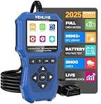 Motorcycle System Diagnostic Measurement Tool, Moto OBD2 Scanner with Voltage Test, Motorcycle Fault Code Reader with Quick Test Compatible for Yamaha, Honda, Kawasaki, Generation, KYMCO, SYM