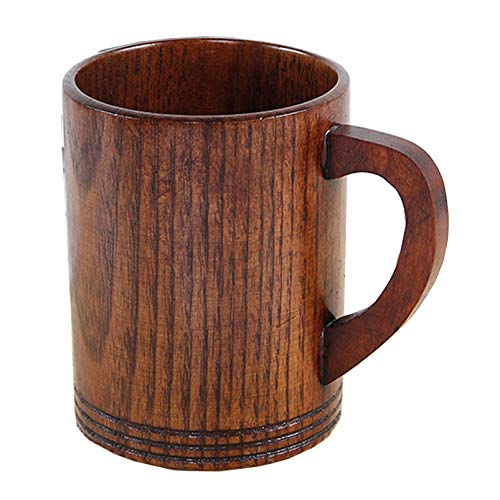 Anawakia Tasse à café en bois de jujube, 330 ml