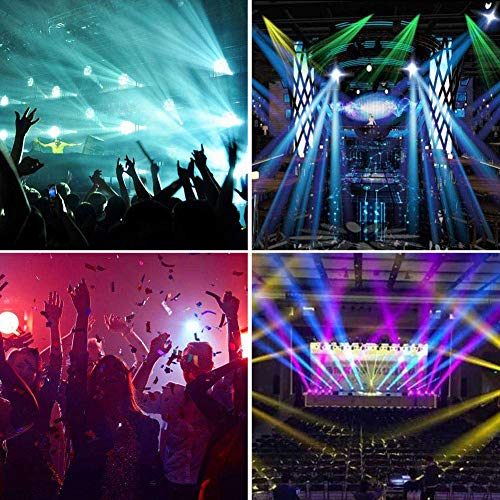U`king Spider Moving Head Light 8X10W Leds Beam Dj Lights Rgbw Sound Activated And Dmx-512 Control For Party Pub Festival Disco Show Wedding Event Stage Lighting - 2 Packs #TOP3