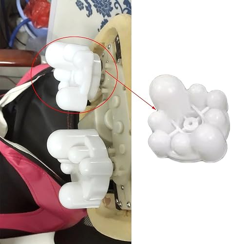 Miniatura 7 de Masajeador de espalda de repuesto de bola giratoria de 8 puntos de mecanismo de rodillo para masajeador de espalda y cuello con silla de masaje