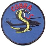 Squadron Nostalgia LLC Bell® AH-1 Cobra Patch – Plastic Backing/Sew On, 4' Officially Licensed