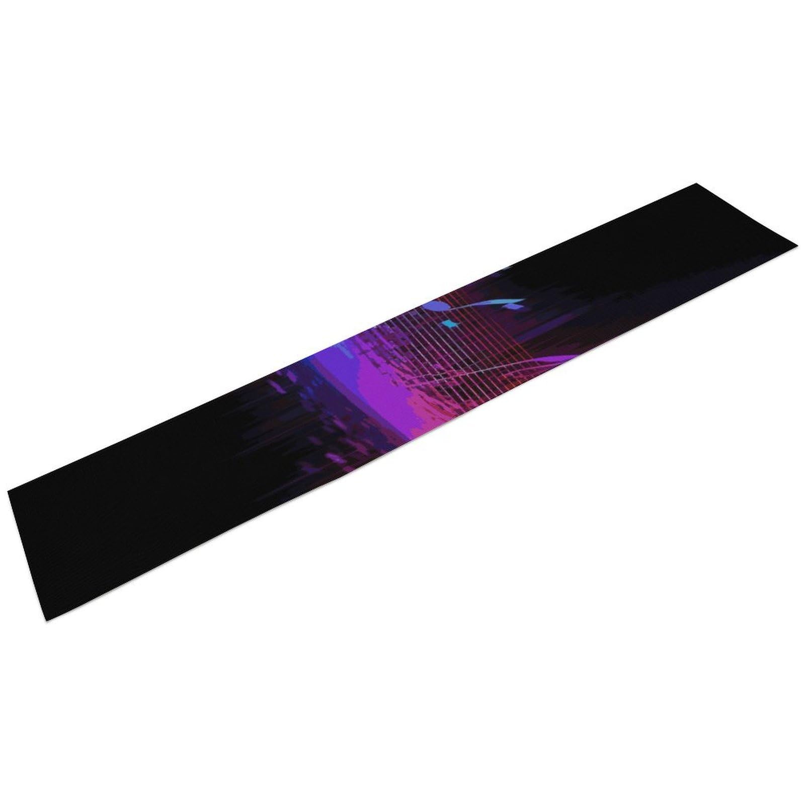 Chemin de table musique en lin de 183 cm lavable pour décor de banquet