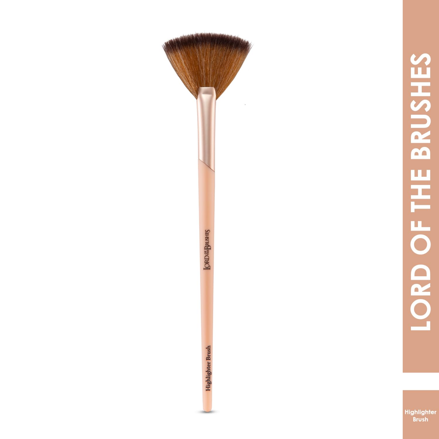 Glam21 Lord of the Brushes Highlighter Fan Brush |Soft, Luxurious Bristles for Even & Seamless Finish| Comfortable Grip Handle | Precision Application - Image 2 thumbnail