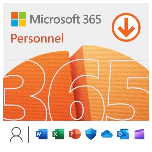 Microsoft 365 Personnel | PC/MAC/Chromebook | 1 personne | Téléchargement