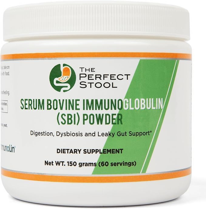 60 Servings Contains Patented IgG Ingredient Immunolin Same Ingredient Used in Leading SBI Formulas Serum Bovine Immunoglobulin (SBI) Powder 150g Pure IgG with No Additives