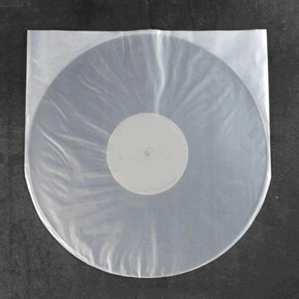 100 Pezzi Buste per Vinile 45 Giri, 7 Pollici Buste Antistatiche per Dischi in Vinile Custodia Protettiva per Dischi Vinile da 7 Pollici