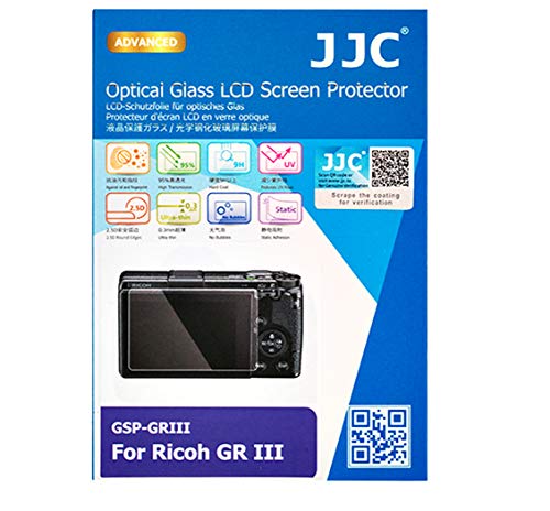 Protection Ricoh GR III transmission 95% verre optique ultra fin JJC