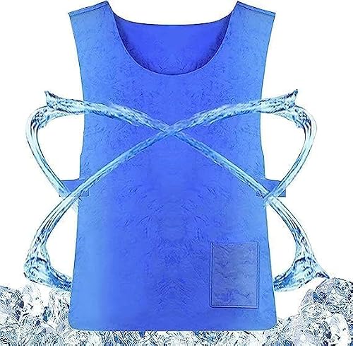 agctrler Gilet rafraîchissant pour homme et femme contre la chaleur – Réglable avec fermeture Velcro, refroidissement instantané et PVA imperméable, gilet rafraîchissant unisexe pour adultes : pour le