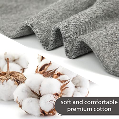 Image of FGZ Women Thin Cotton Socks Soft Cozy Socks Cute Ankle Crew Socks 5 Pairs