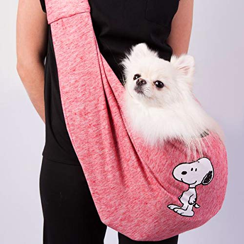 Bolsa Sling Zooz Pets Snoopy Smile Vermelha