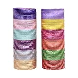 Sukh Collection Jewellery Indian Traditional Plain Bangles for Wedding & Party Wear Optional Colours