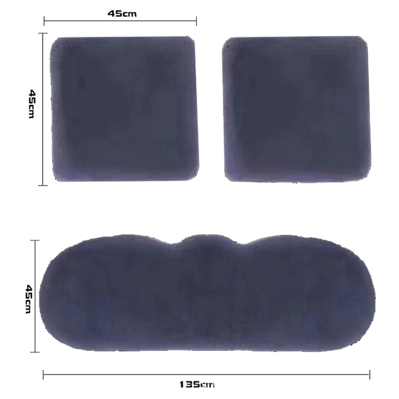 Cuscino per Seggiolino Auto in Peluche per Toyota Corolla Touring Sports Wagon, Invernale Soft Confortevole Antiscivolo Protezione per Sedile Cuscino Accessori,B/Grey