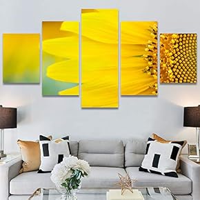 SIGNWIN 5 Panel Canvas Wall Art Modern Art...