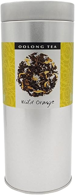 The Exotic Teapot - Wild Orange Oolong Tea, 100g Tin, Orange Blossom, Loose Leaf Blend