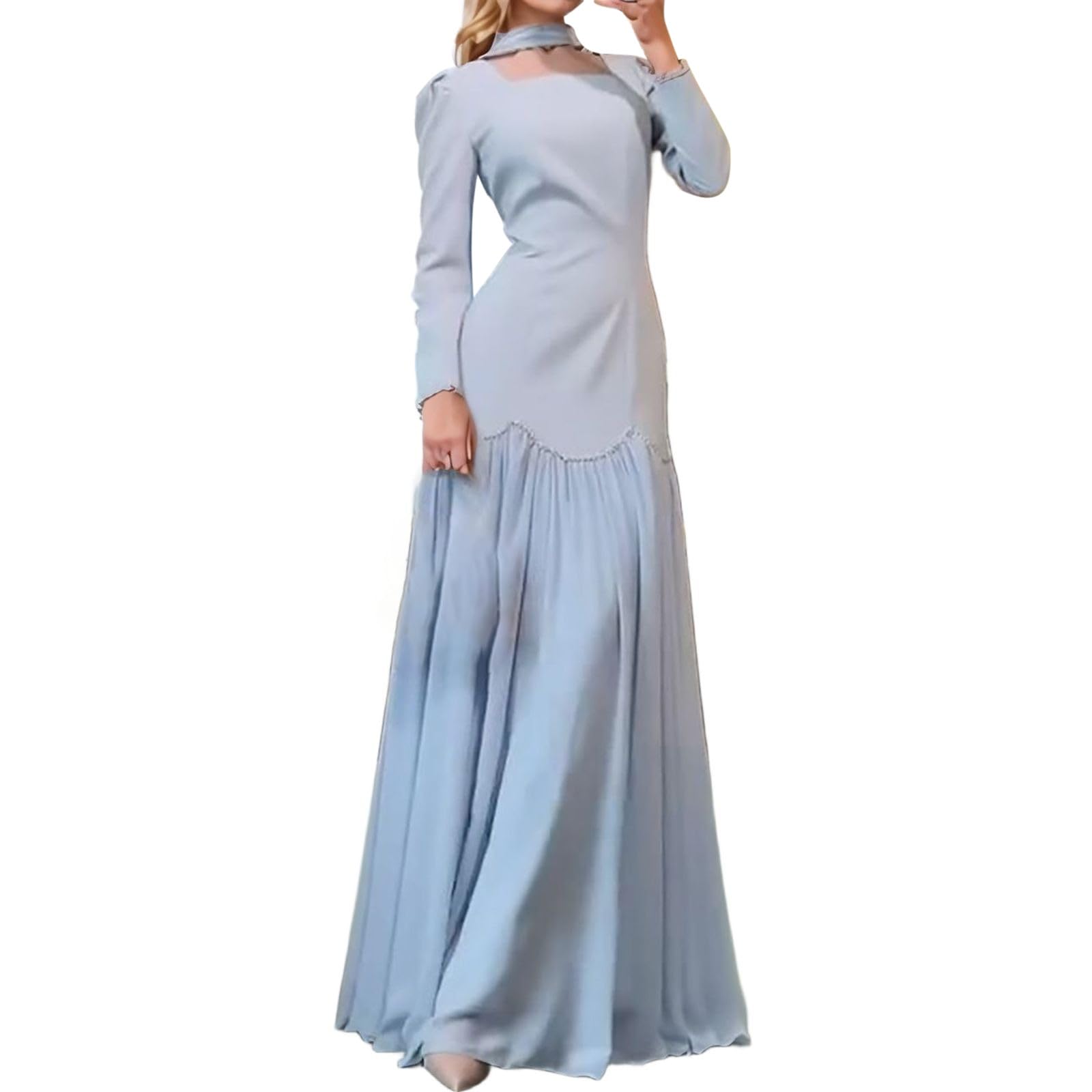 Vestidos De Mujer Elegantes Trajes Fiesta Ropa Nochevieja Boda Vestido Invitada Tallas Grandes Primavera Manga Larga Otoño Largos Elegante Invierno