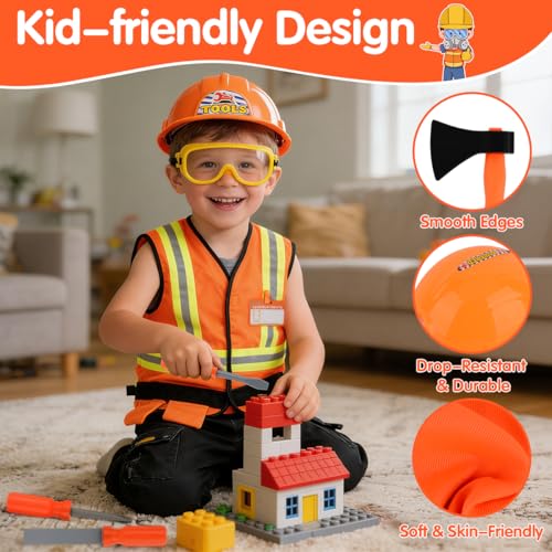 Disfraz de arquitecto para niños con chaleco y goggles miniatura 4