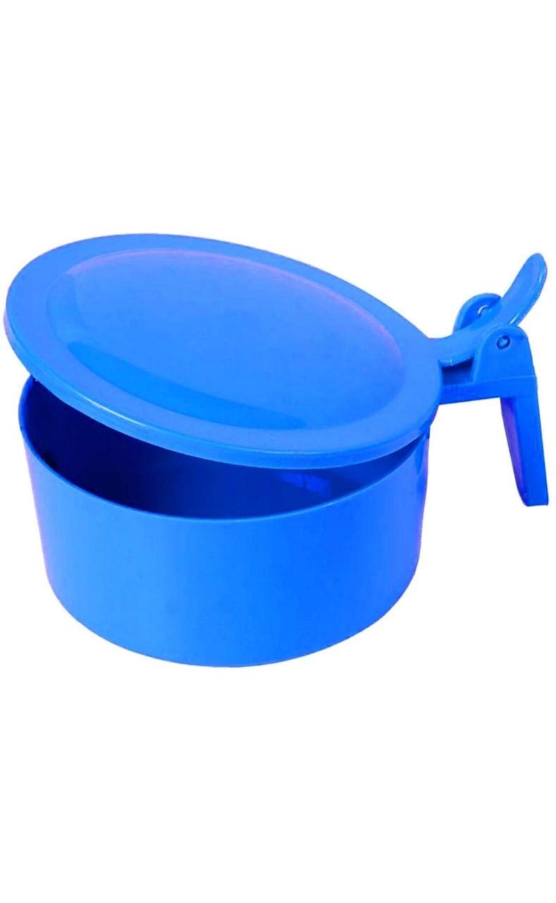 Buy Spitting Mug with Lid Sputum Plastic Cover Blue Color,100 ML Online