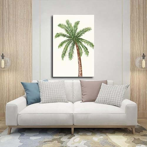 Toile plage et citron grand format pour décoration murale