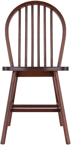 Miniatura 5 de Winsome Windsor - Juego de sillas de 2 piezas, madera maciza, acabado de nogal