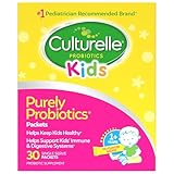 Culturelle Kids Daily Probiotic Packets for Kids, (Ages 3+) - 30 Count - From the 1 Pediatrician-Recommended Brand – Flavorless Daily Probiotics for Digestive Health & Immune Support