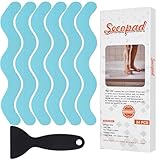 Secopad Adesivi antiscivolo, 24 pezzi, strisce di sicurezza per vasca da bagno, doccia, scale (Blu)