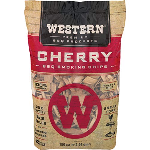 Western Premium BBQ Products Cherry BBQ Smoking Chips, 180 cu in