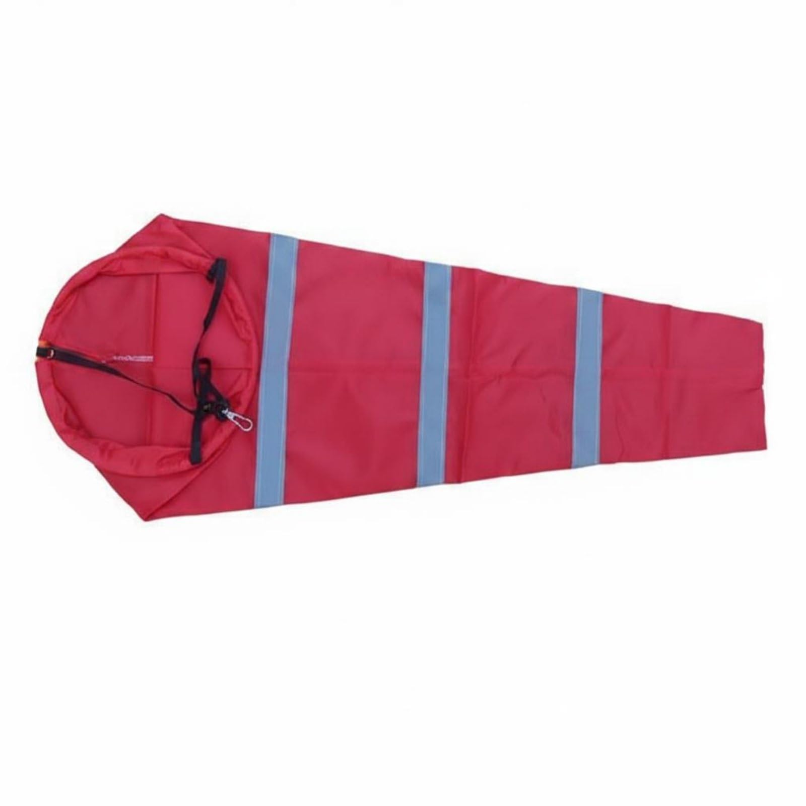 High-Visibility Reflective Wind Direction Sock 360-Degree Rotation Airport Windsock Waterproof Striped Wind Cone Corrosion-Resistant for Pilots, Industrial Sites, Marine, Helipad, Red, 80CM-image-5