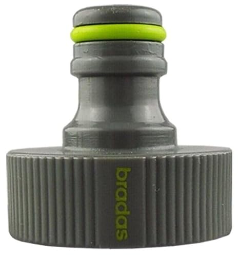 B2c Men's Lime Garden Hose Ranfe Of Connectors Fittings Universal Standard Hozelock Compatible Fe Threaded (Tap Connector (1"))