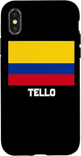 Miniatura 7 de Funda para iPhone XR Tello Colombia, emblema de bandera Escudo Bandera Crest
